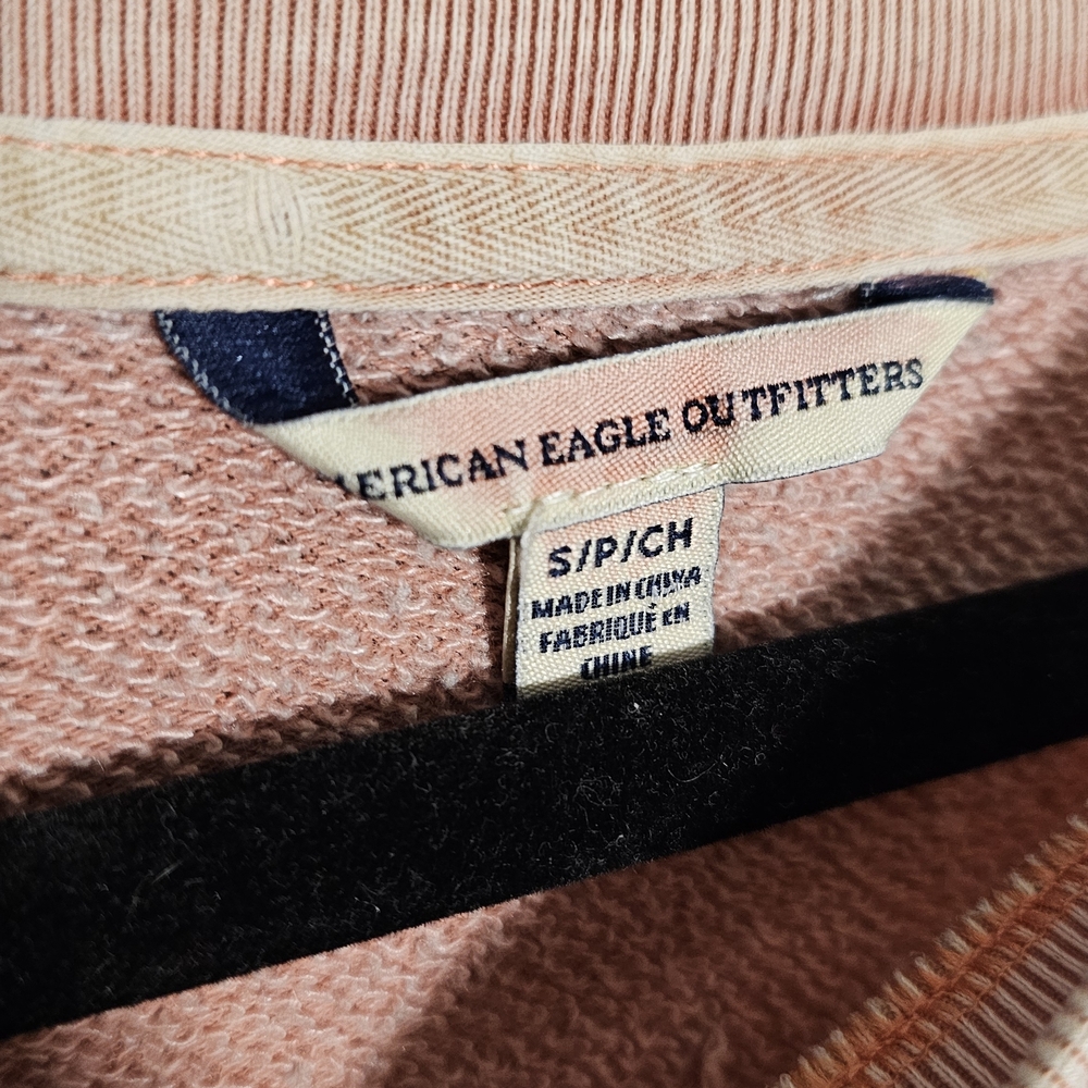 Aerie Pink Textured Sweatshirt - Picture 2 of 7